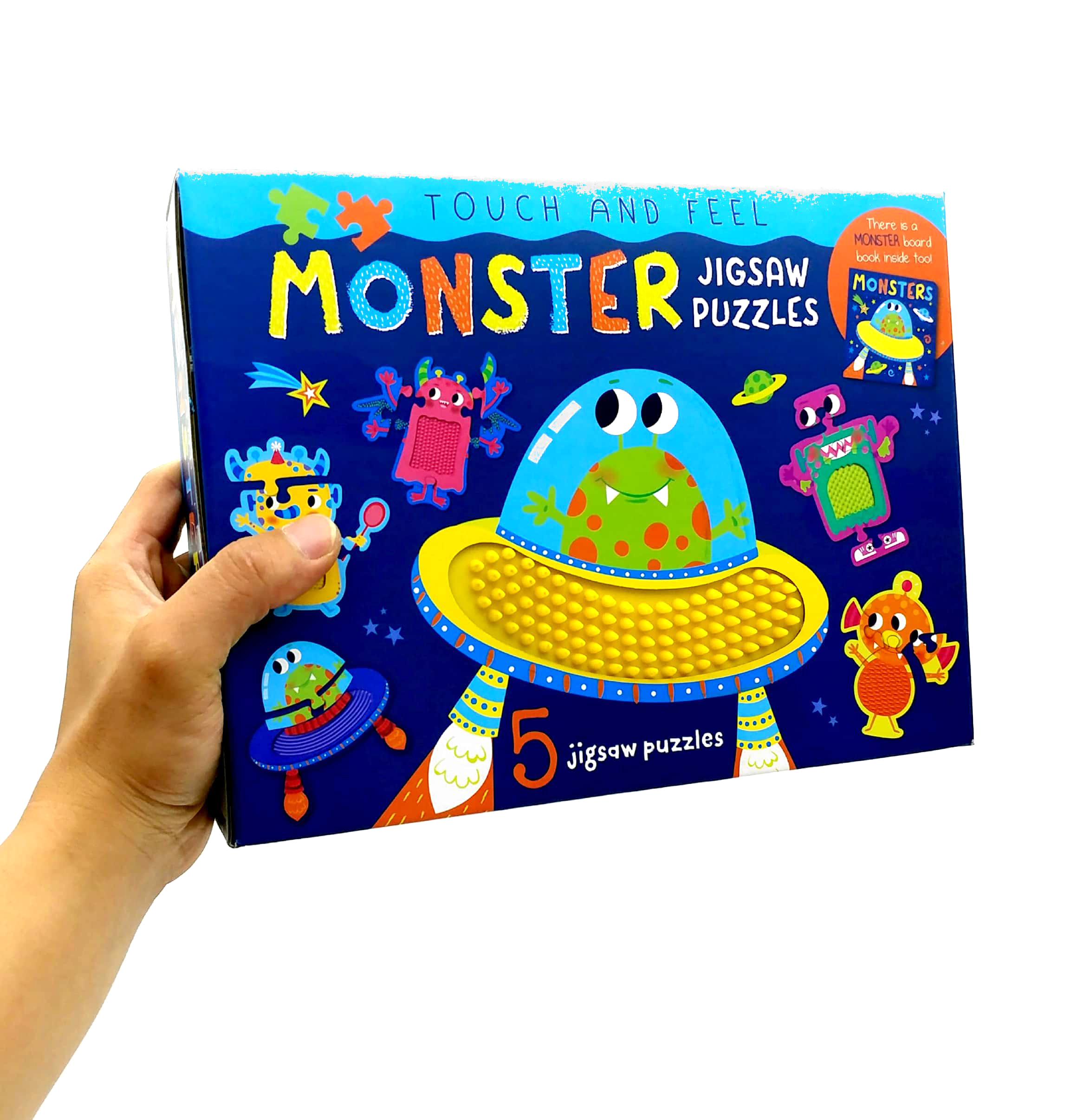 touch and feel - monster jigsaw puzzles