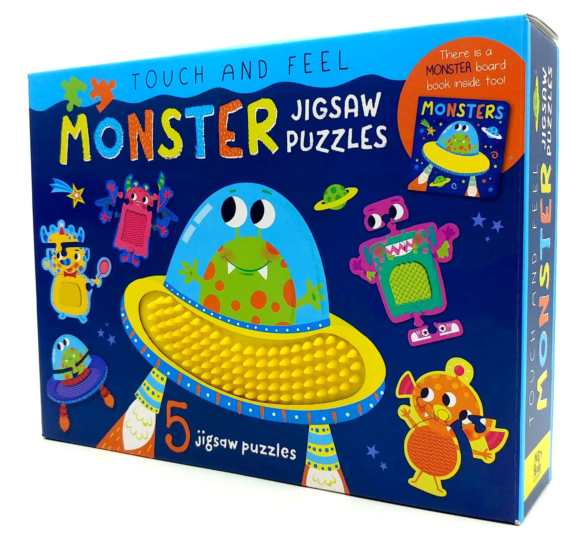 touch and feel - monster jigsaw puzzles