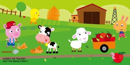 touch, explore and learn animals book