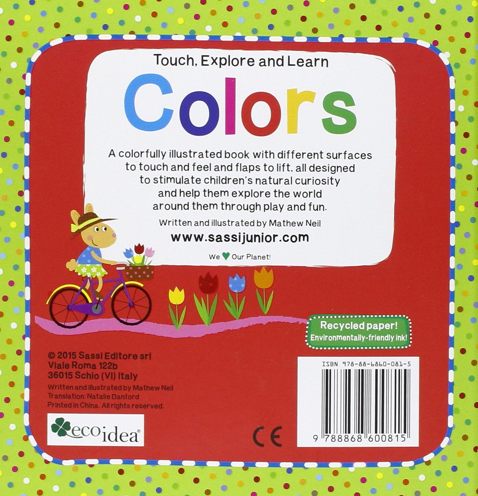 touch, explore and learn colors