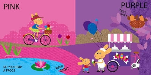 touch, explore and learn colors