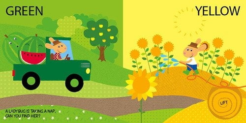 touch, explore and learn colors