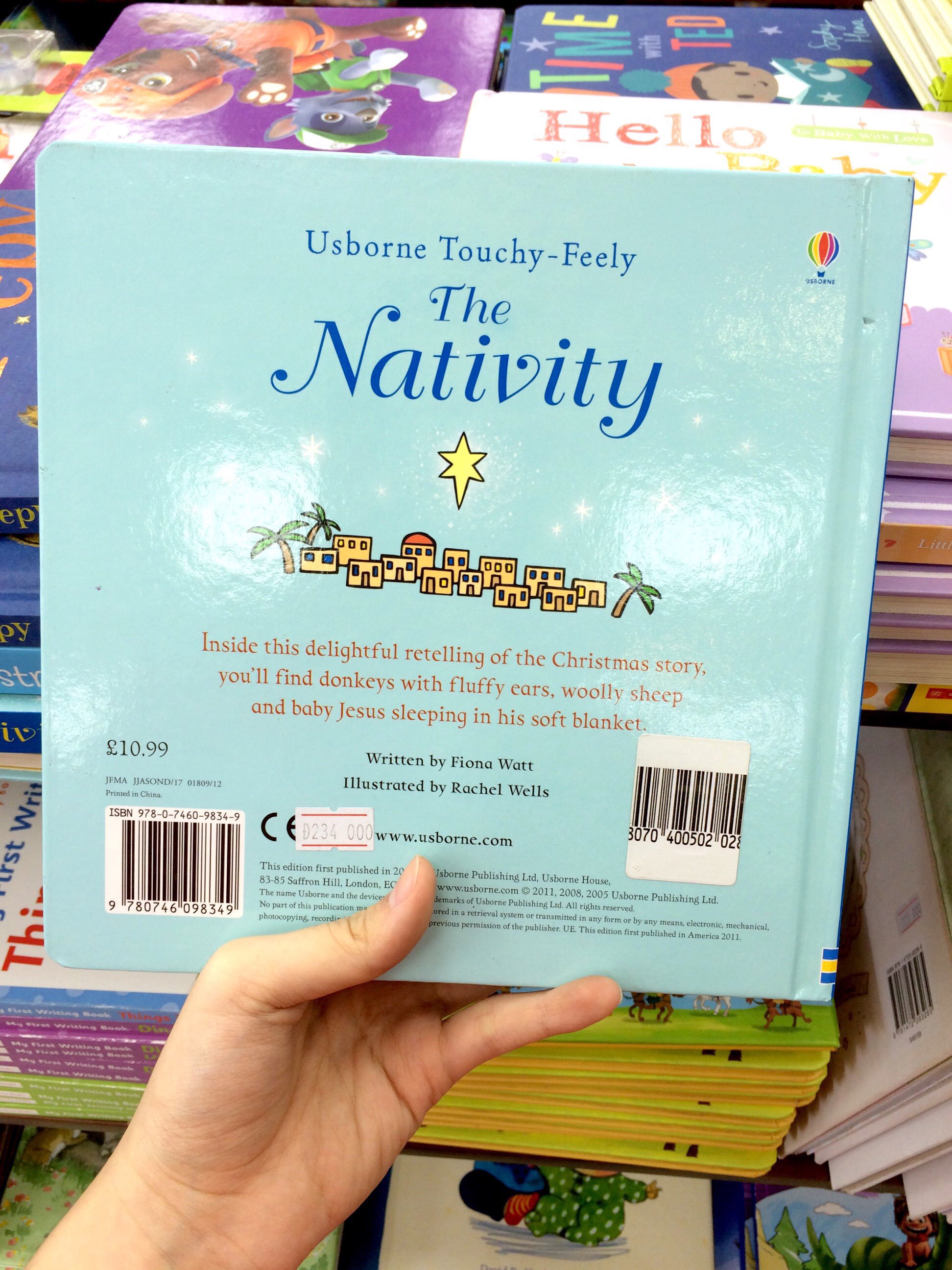 touchy-feely the nativity (board book)