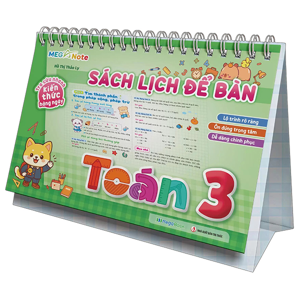 Tra Cứu Nhanh Kiến Thức Hàng Ngày - Sách Lịch Để Bàn Toán 1+2