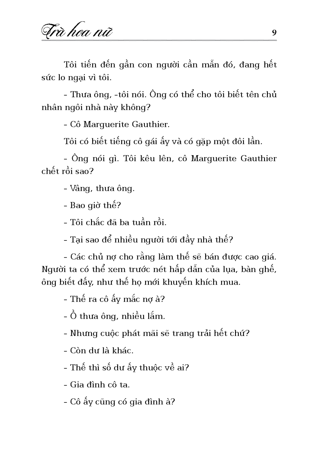 trà hoa nữ (tái bản 2022)