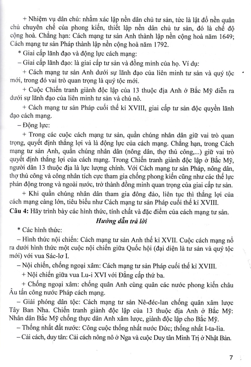 trả lời câu hỏi lịch sử 11 - tự luận và trắc nghiệm (dùng chung cho các bộ sgk hiện hành)