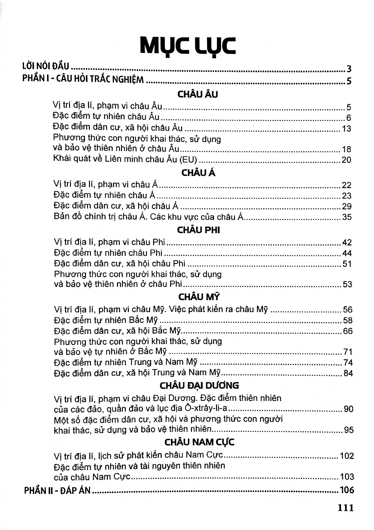 trắc nghiệm địa lí lớp 7 (dùng chung cho các bộ sgk hiện hành)