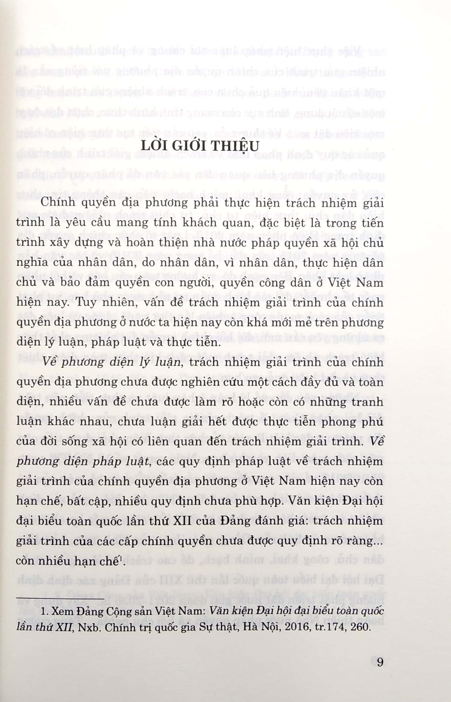 trách nhiệm giải trình của chính quyền địa phương theo pháp luật việt nam (sách chuyên khảo)