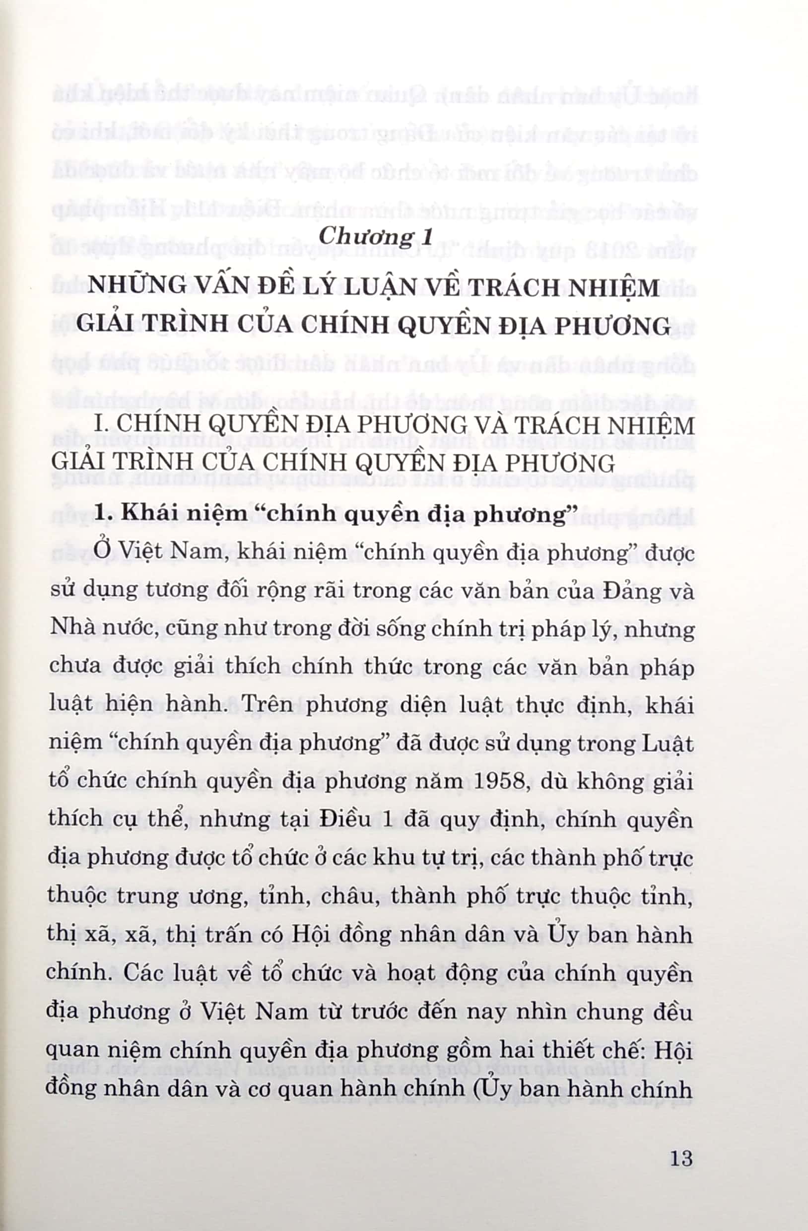 trách nhiệm giải trình của chính quyền địa phương theo pháp luật việt nam (sách chuyên khảo)