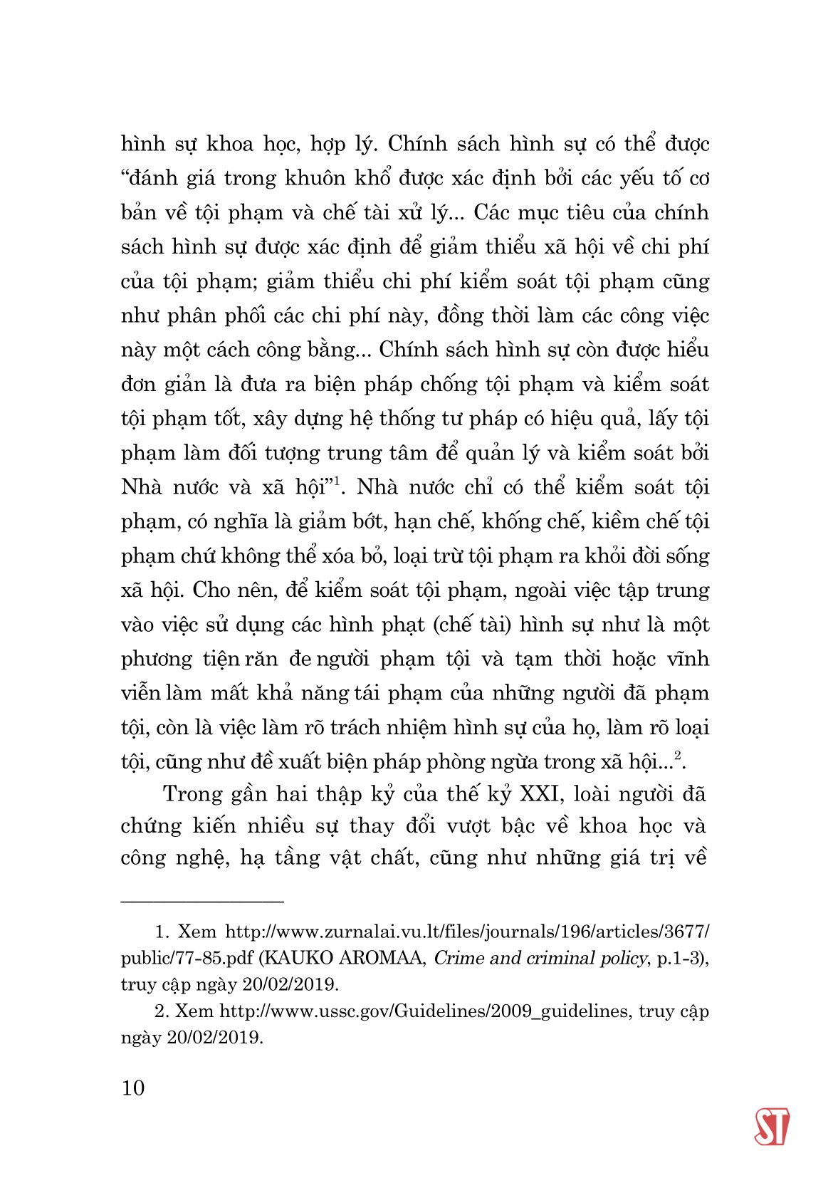 trách nhiệm hình sự và loại trừ trách nhiệm hình sự