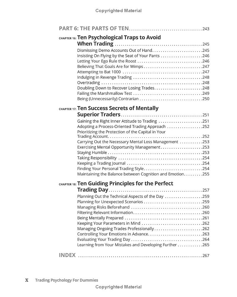 trading psychology for dummies