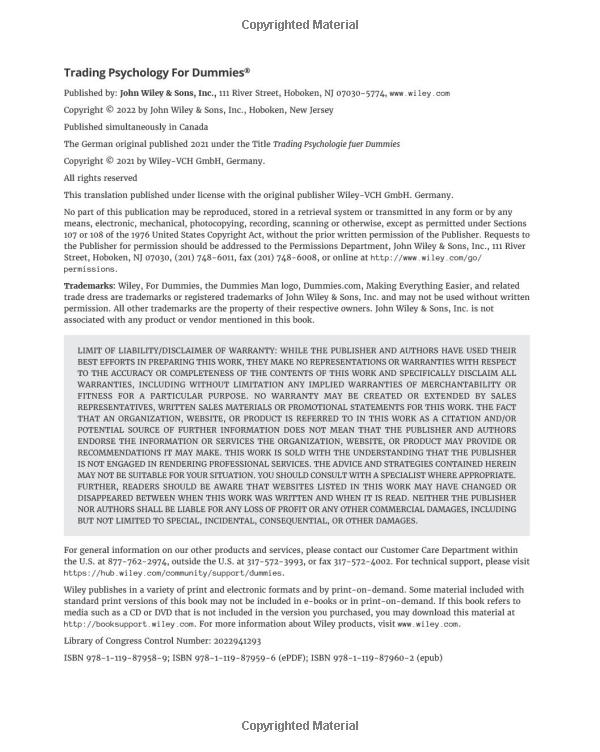 trading psychology for dummies