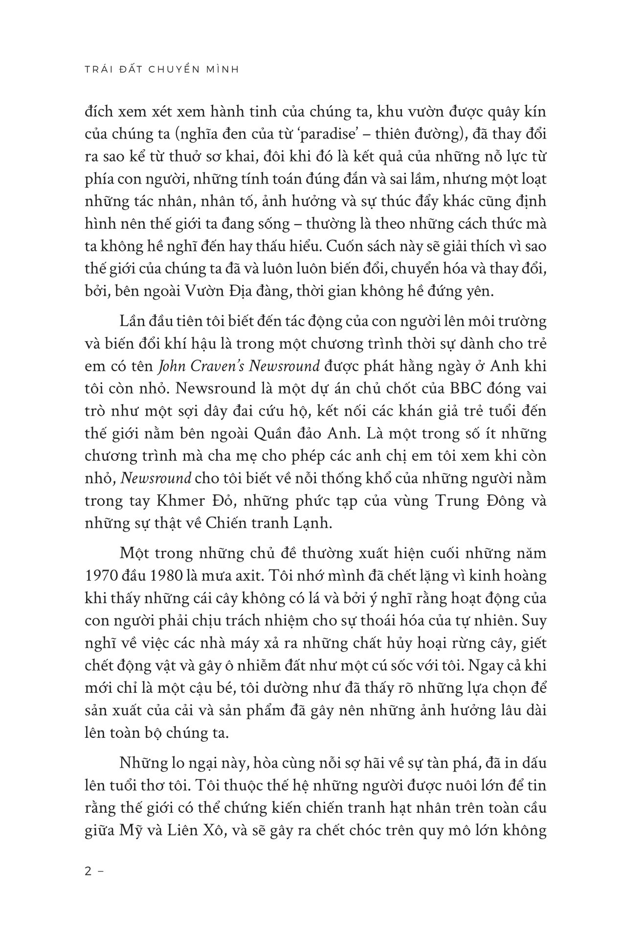 trái đất chuyển mình - một lịch sử chưa kể về nhân loại - bìa cứng