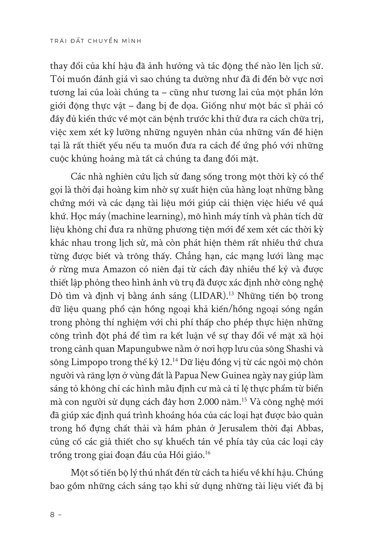trái đất chuyển mình - một lịch sử chưa kể về nhân loại - bìa cứng