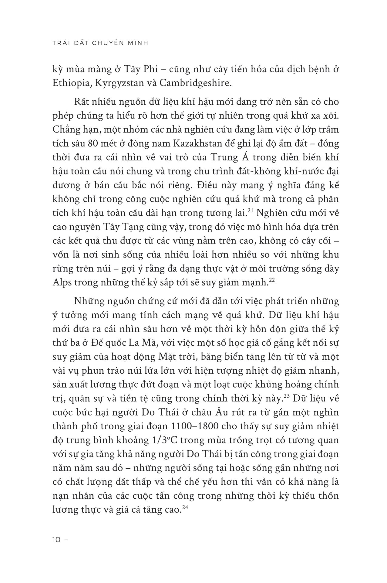 trái đất chuyển mình - một lịch sử chưa kể về nhân loại - bìa cứng