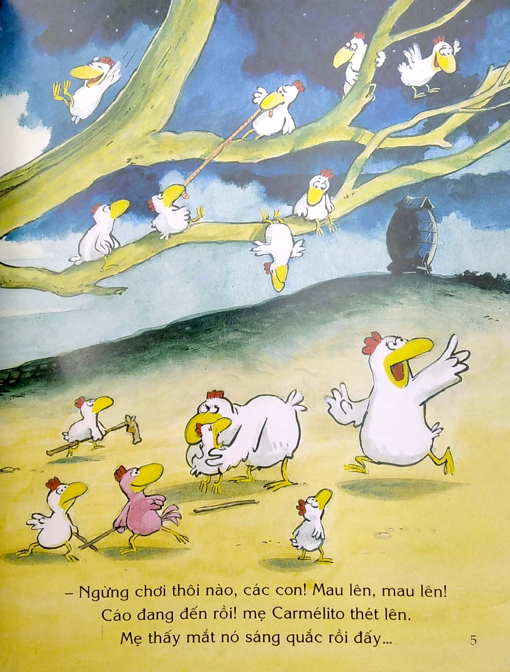 trại gà trên các vì sao