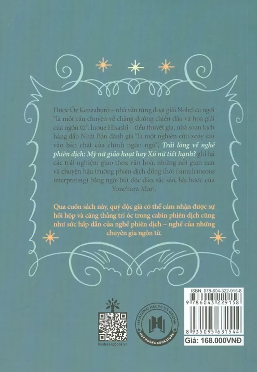 trải lòng về nghề phiên dịch