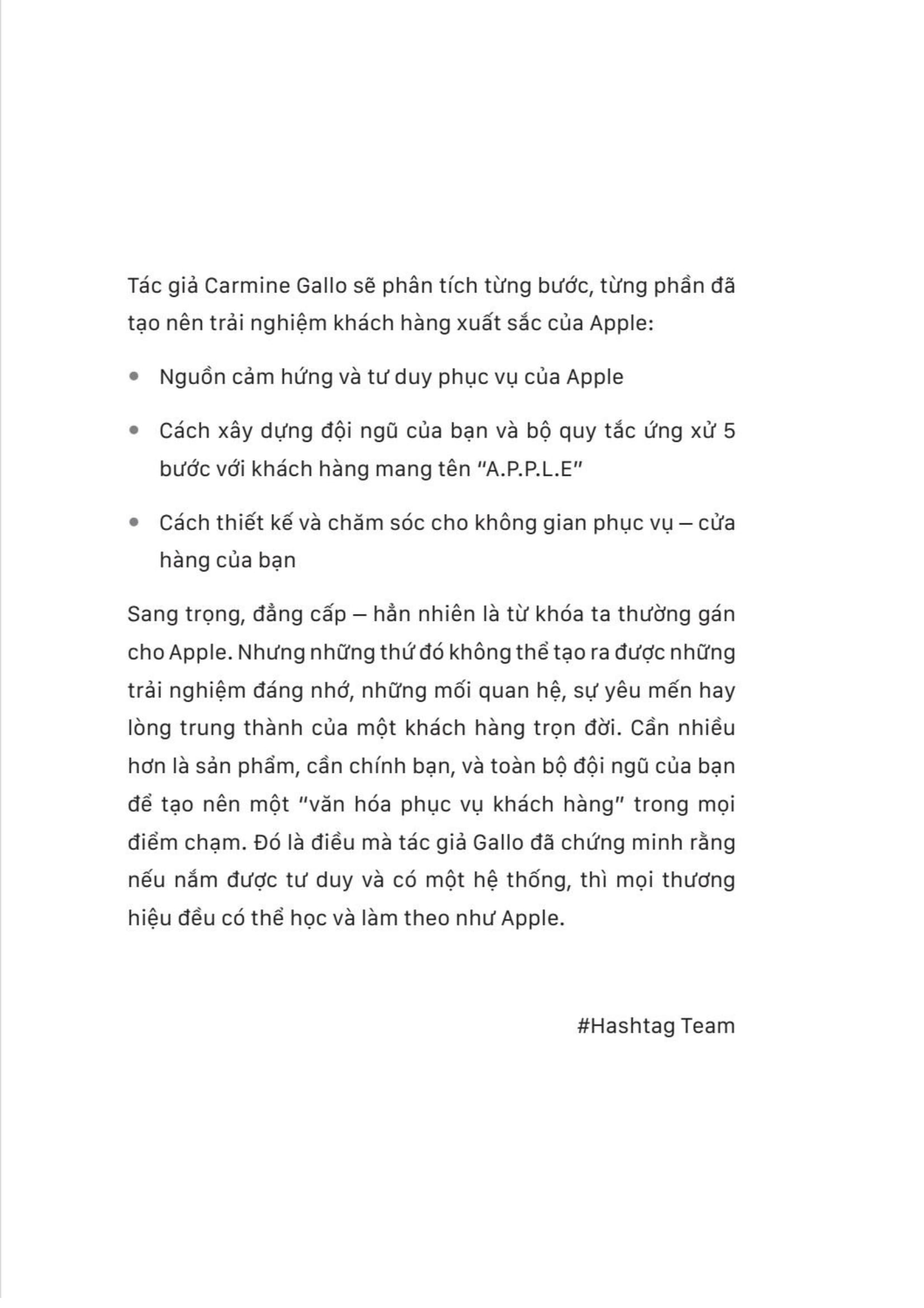 trải nghiệm apple - xây dựng lòng trung thành không chỉ từ sản phẩm