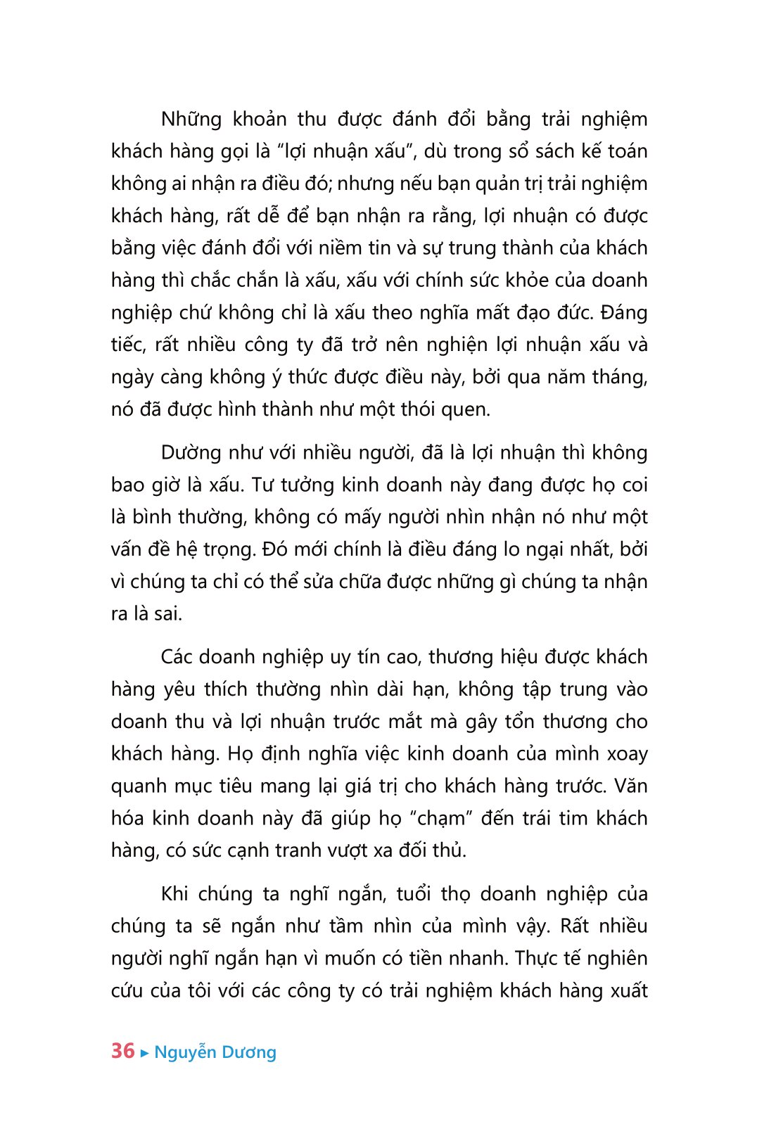 trải nghiệm khách hàng xuất sắc