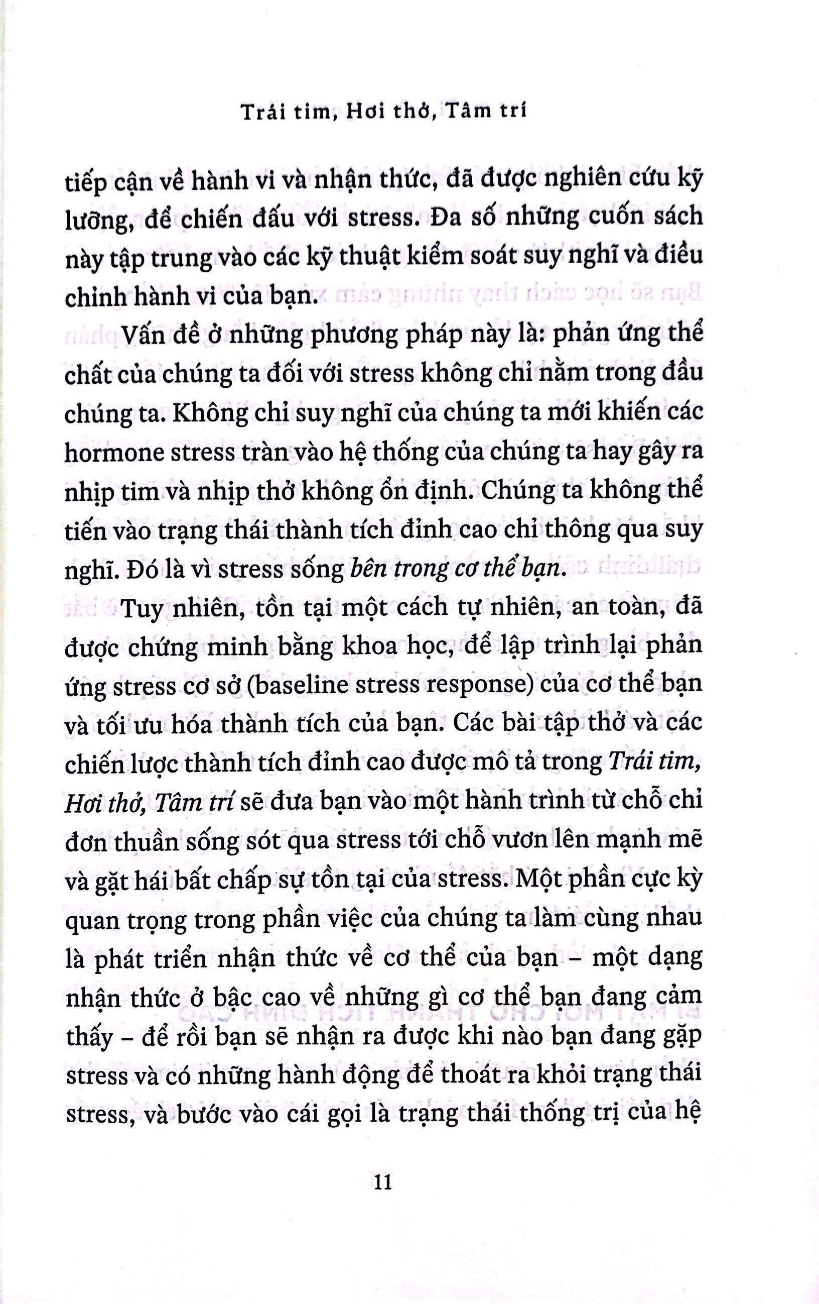 trái tim, hơi thở, tâm trí - huấn luyện trái tim để chế ngự stress và vươn tới thành công