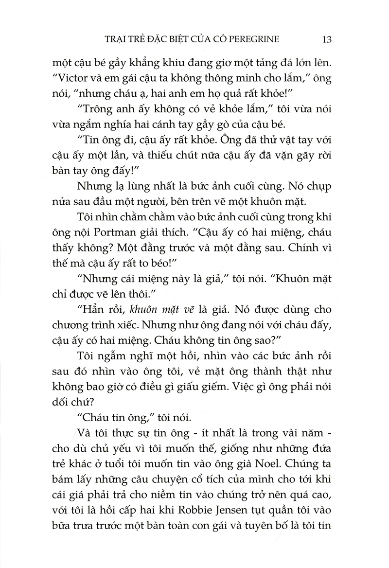 trại trẻ đặc biệt của cô peregrine (tái bản 2023)