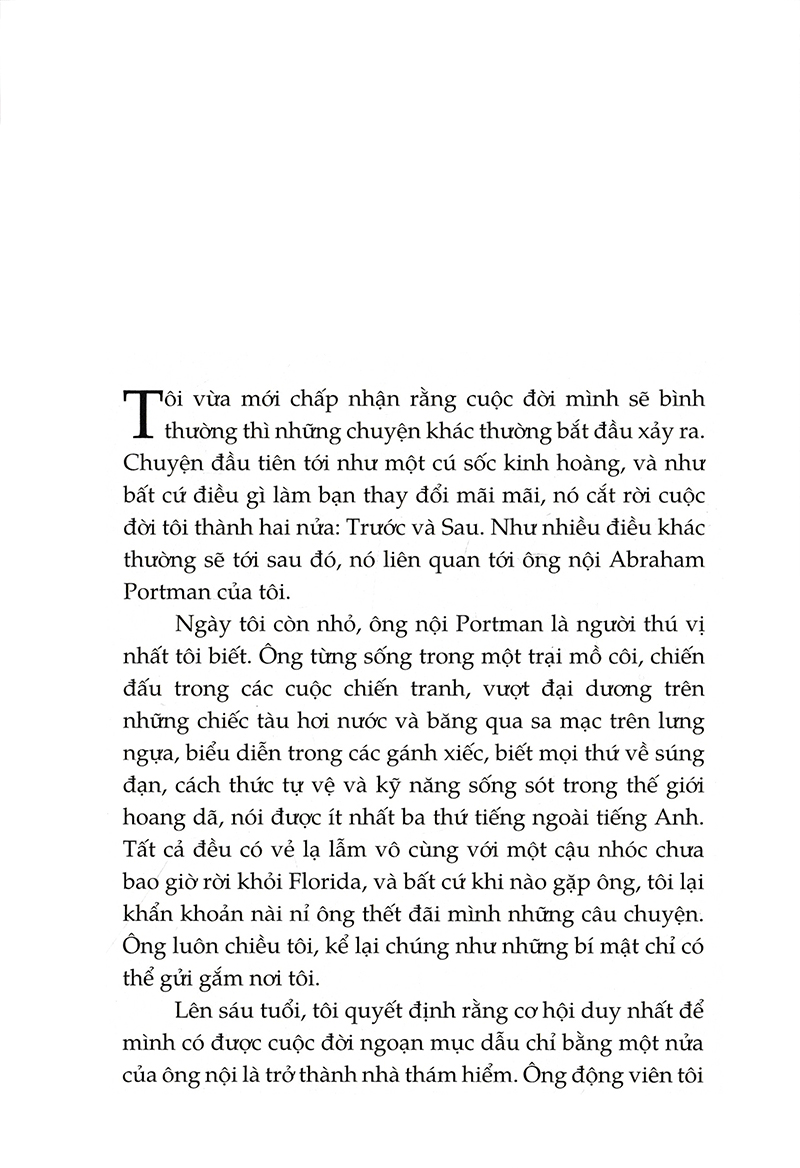 trại trẻ đặc biệt của cô peregrine (tái bản 2023)