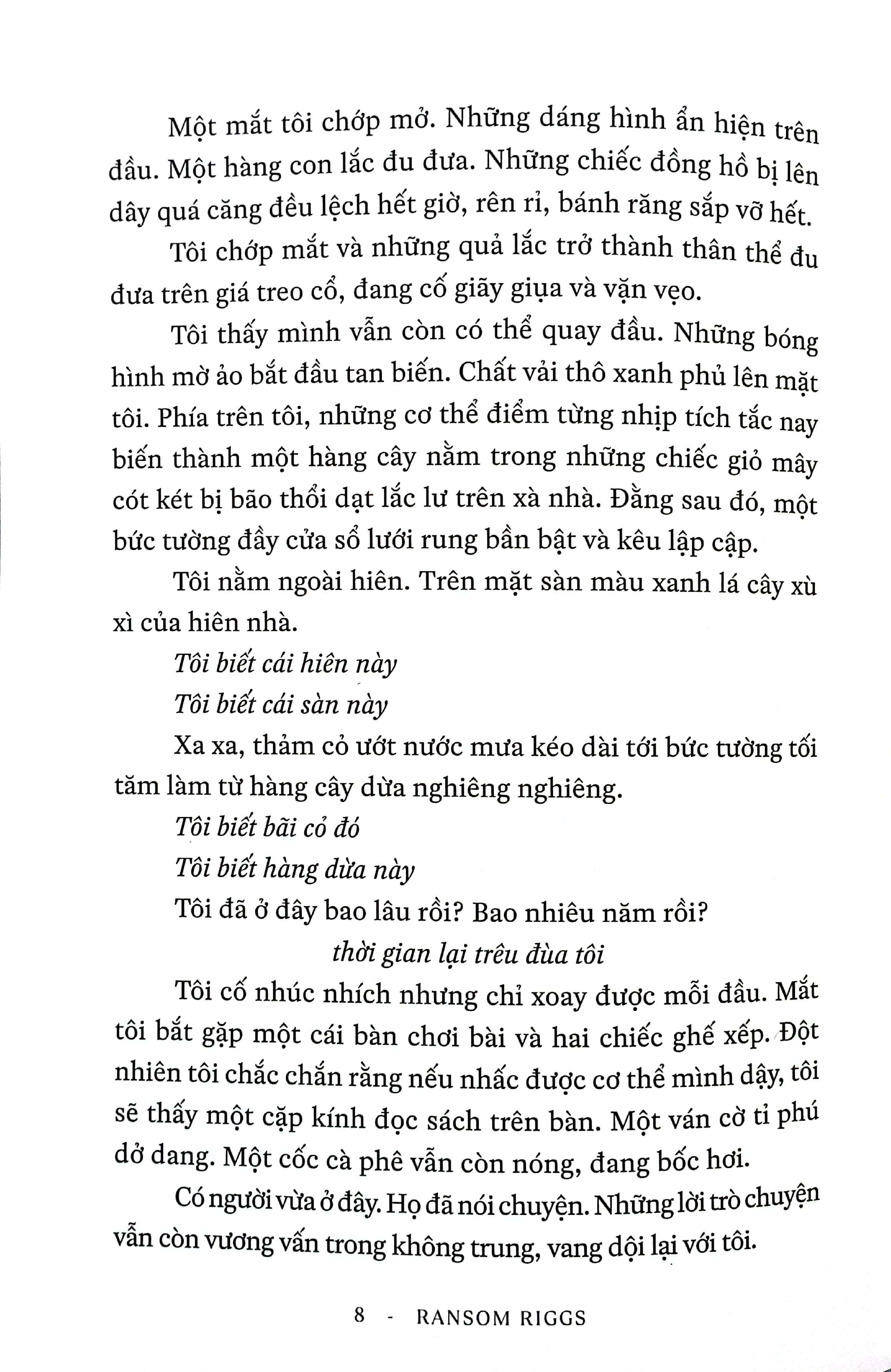 trại trẻ đặc biệt của cô peregrine - tập 6 - đồng ma tiêu điều