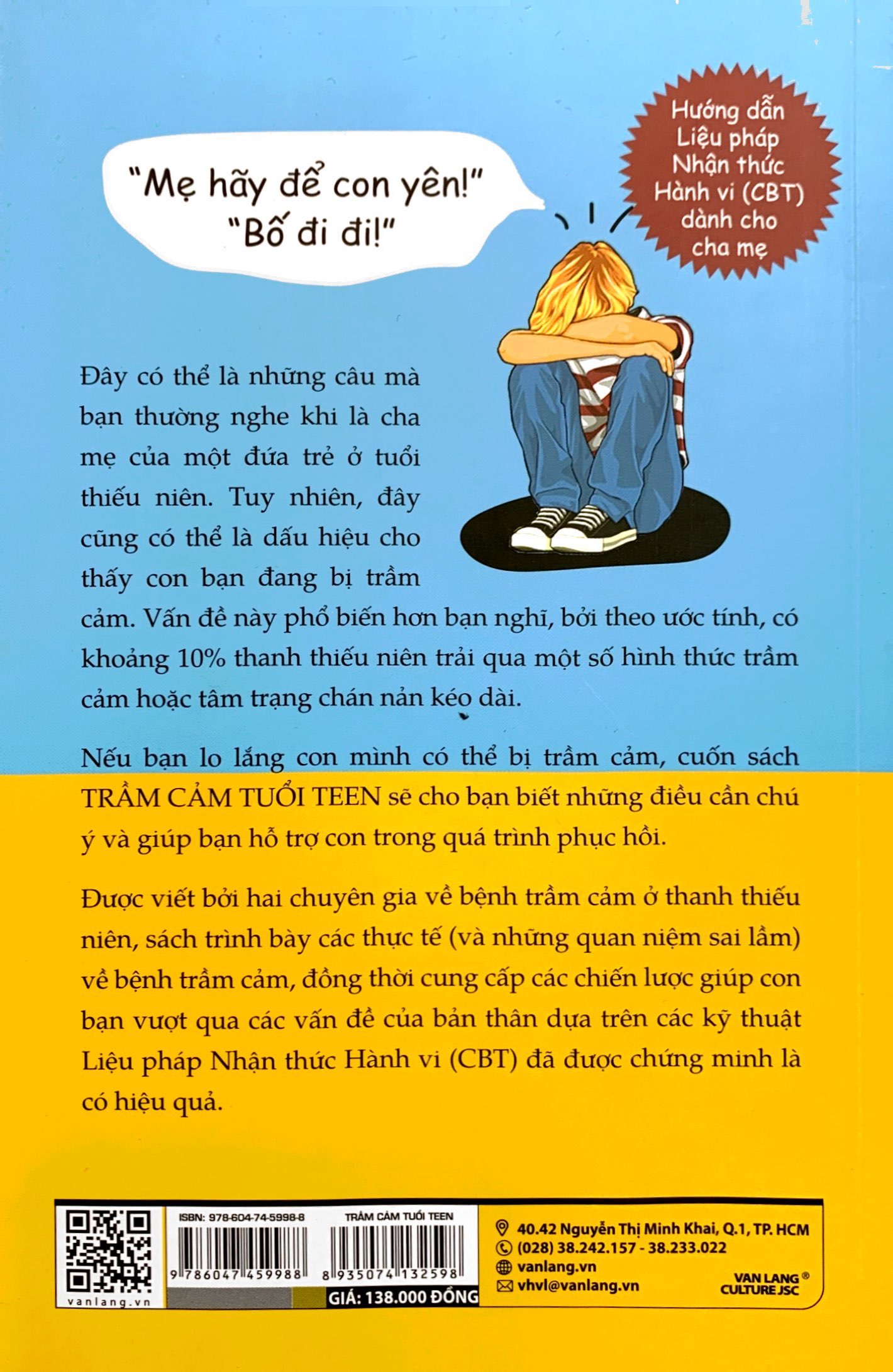 trầm cảm tuổi teen - teenage depression - a cbt guide for parents