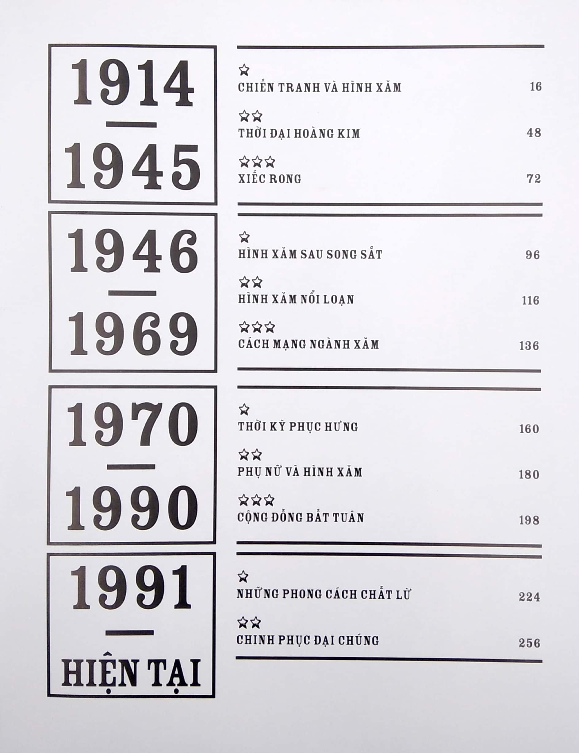 trăm năm hình xăm