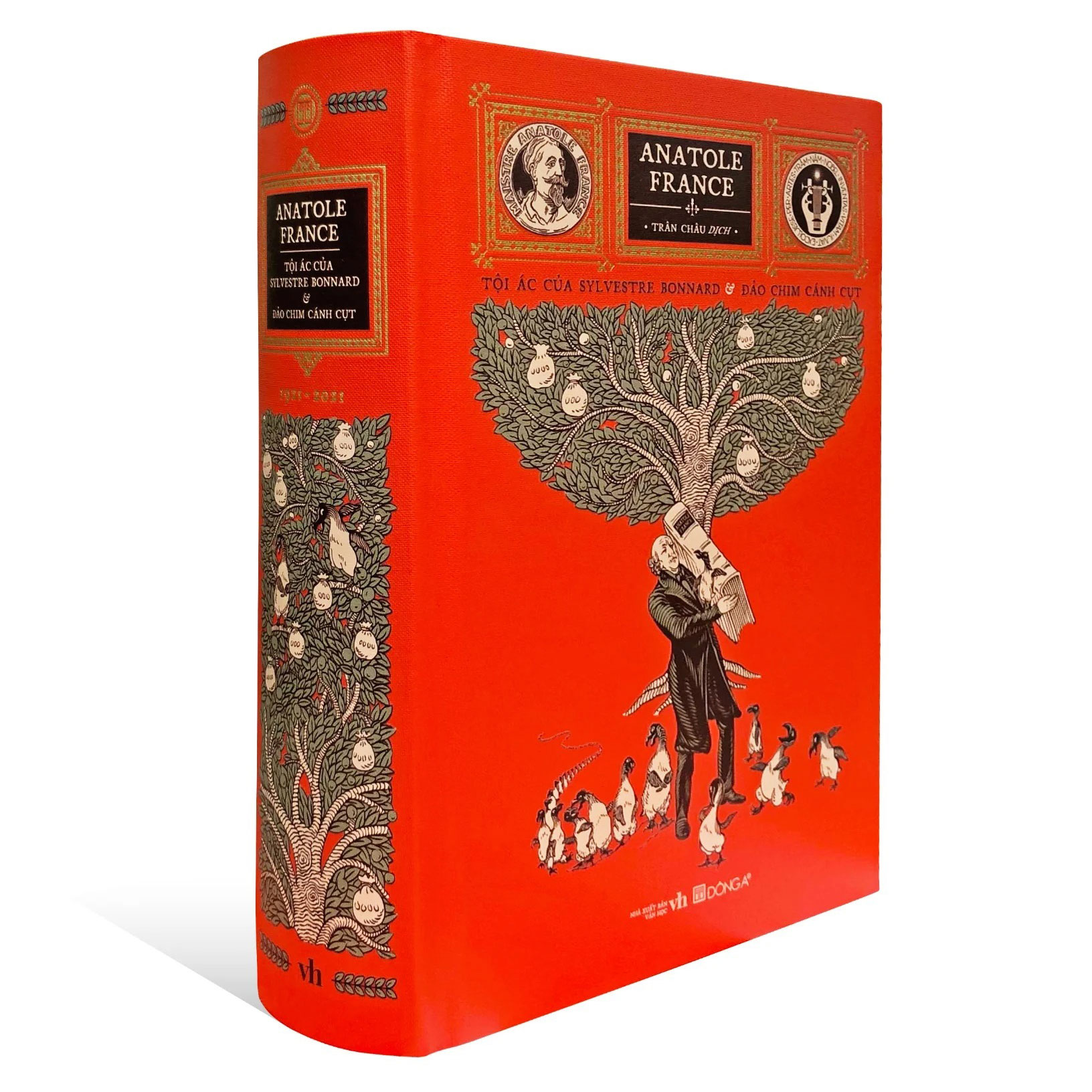 trăm năm nobel - tội ác của sylvestre bonnard và đảo chim cánh cụt - ấn bản giới hạn - bìa cứng