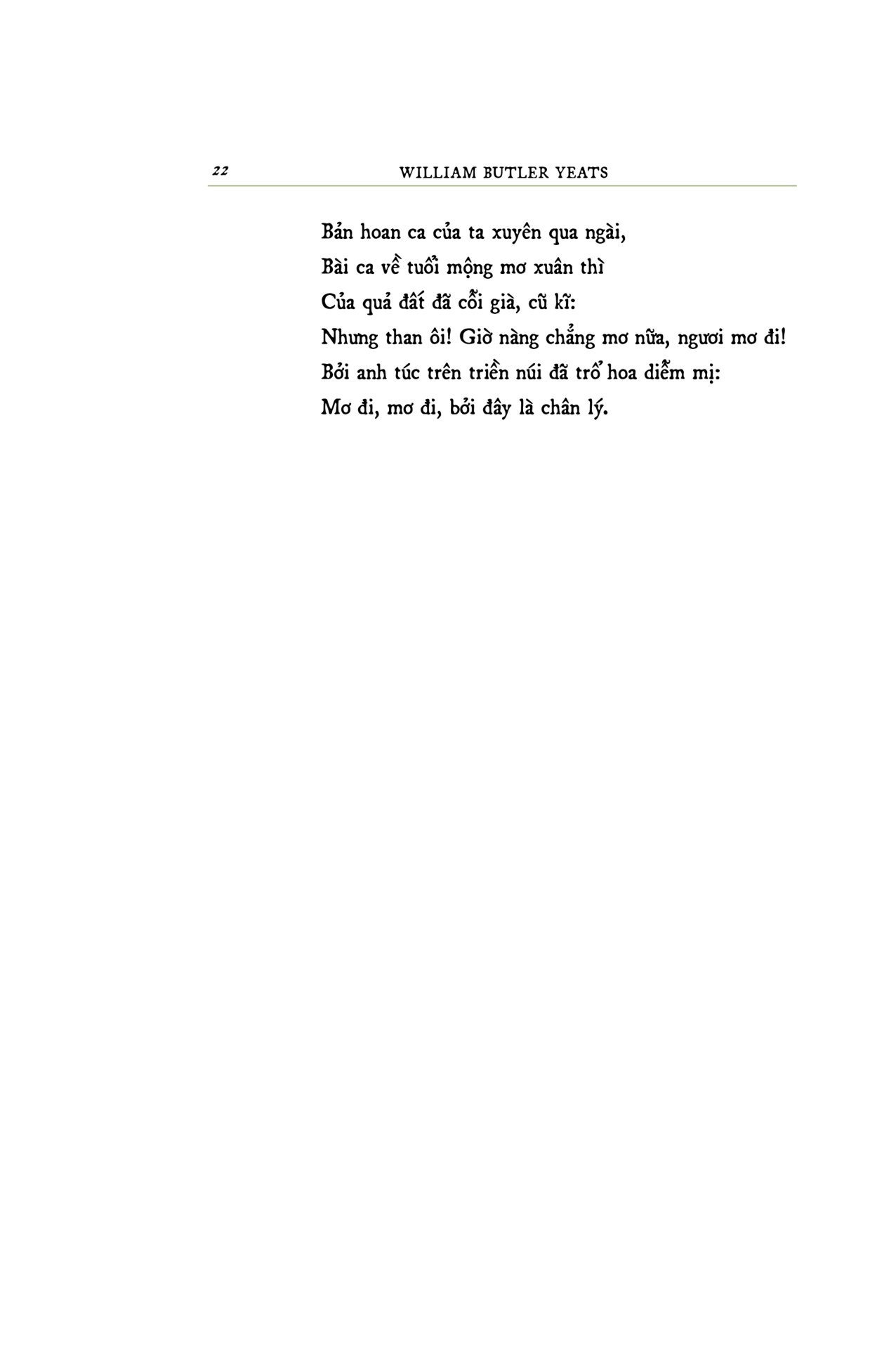 trăm năm nobel - tuyển tập thơ william butler yeats - ấn bản giới hạn - bìa cứng