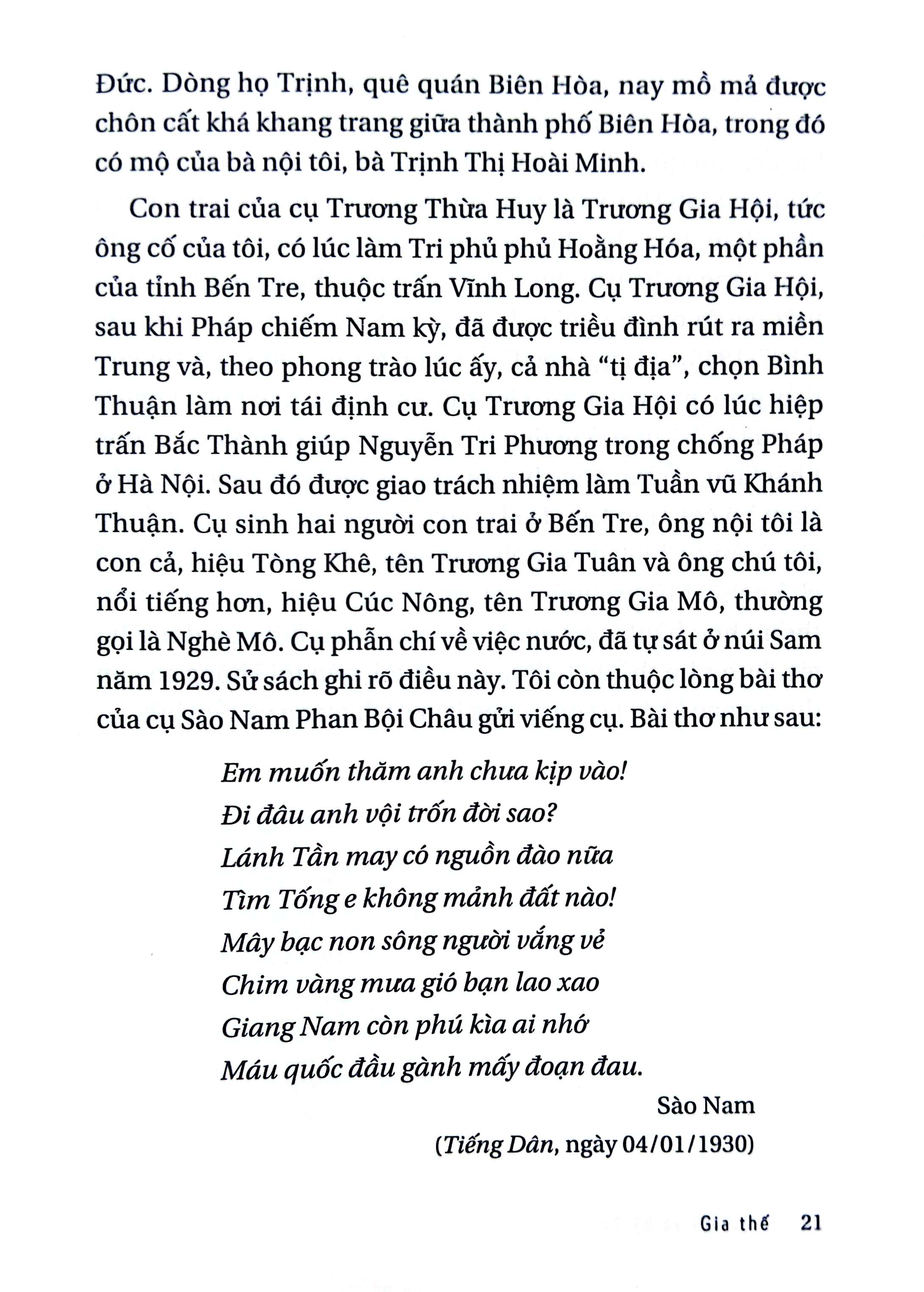 trần bạch đằng - cuộc đời và ký ức