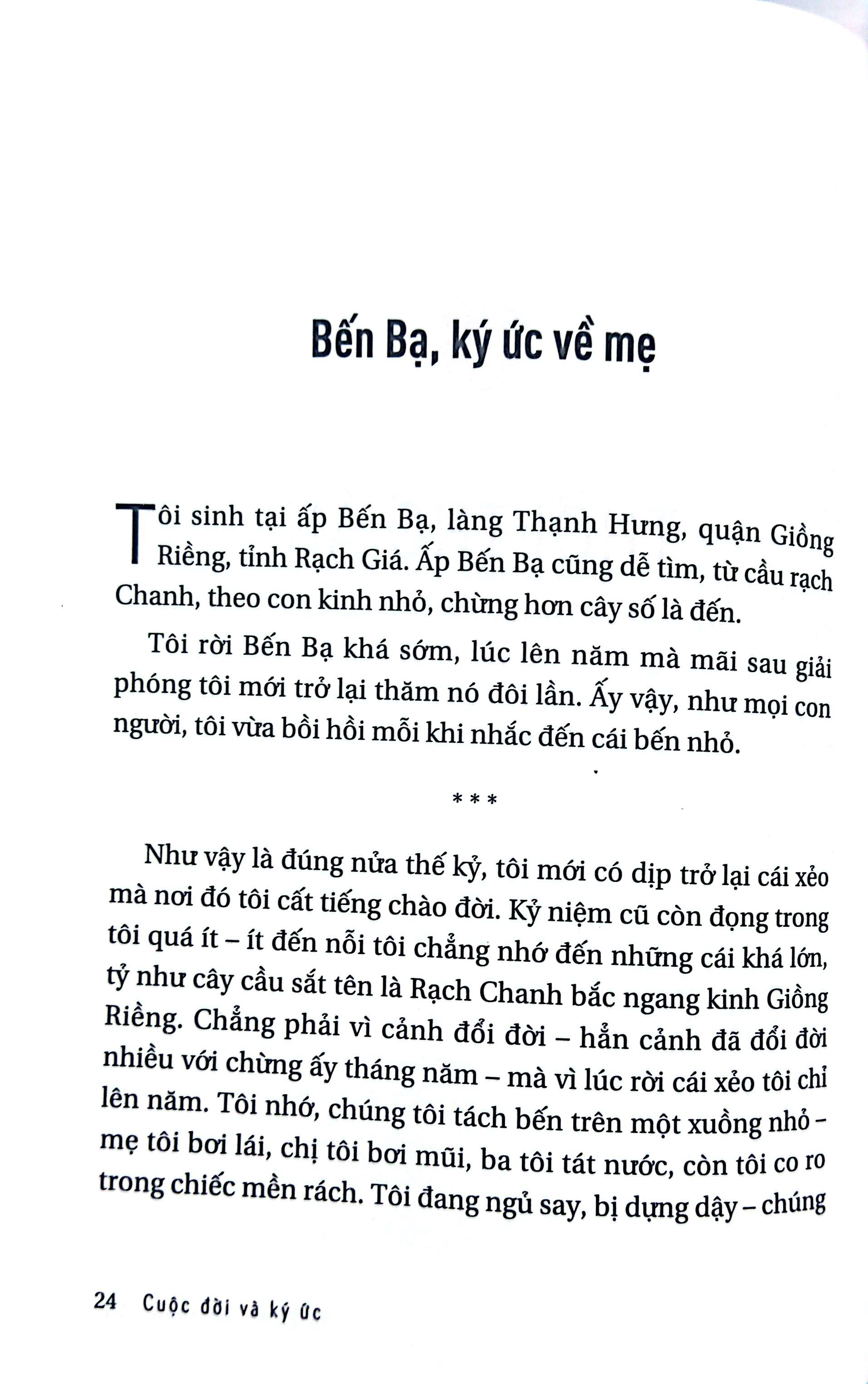 trần bạch đằng - cuộc đời và ký ức
