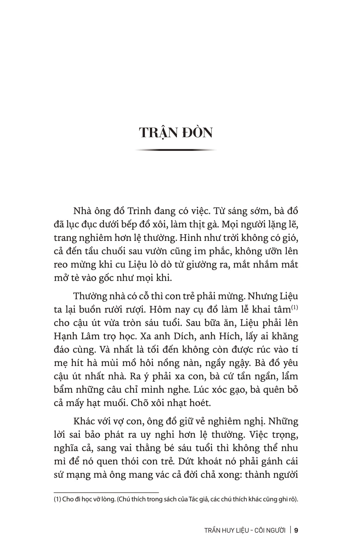 trần huy liệu - cõi người