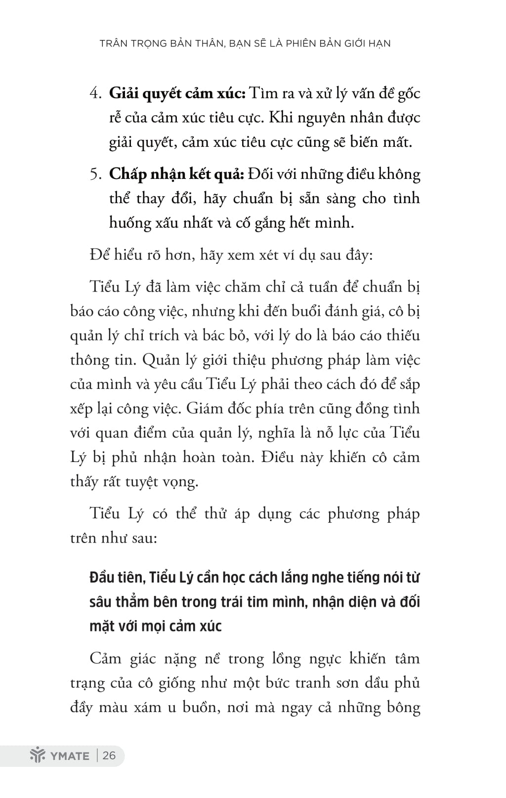 trân trọng bản thân bạn sẽ là phiên bản giới hạn