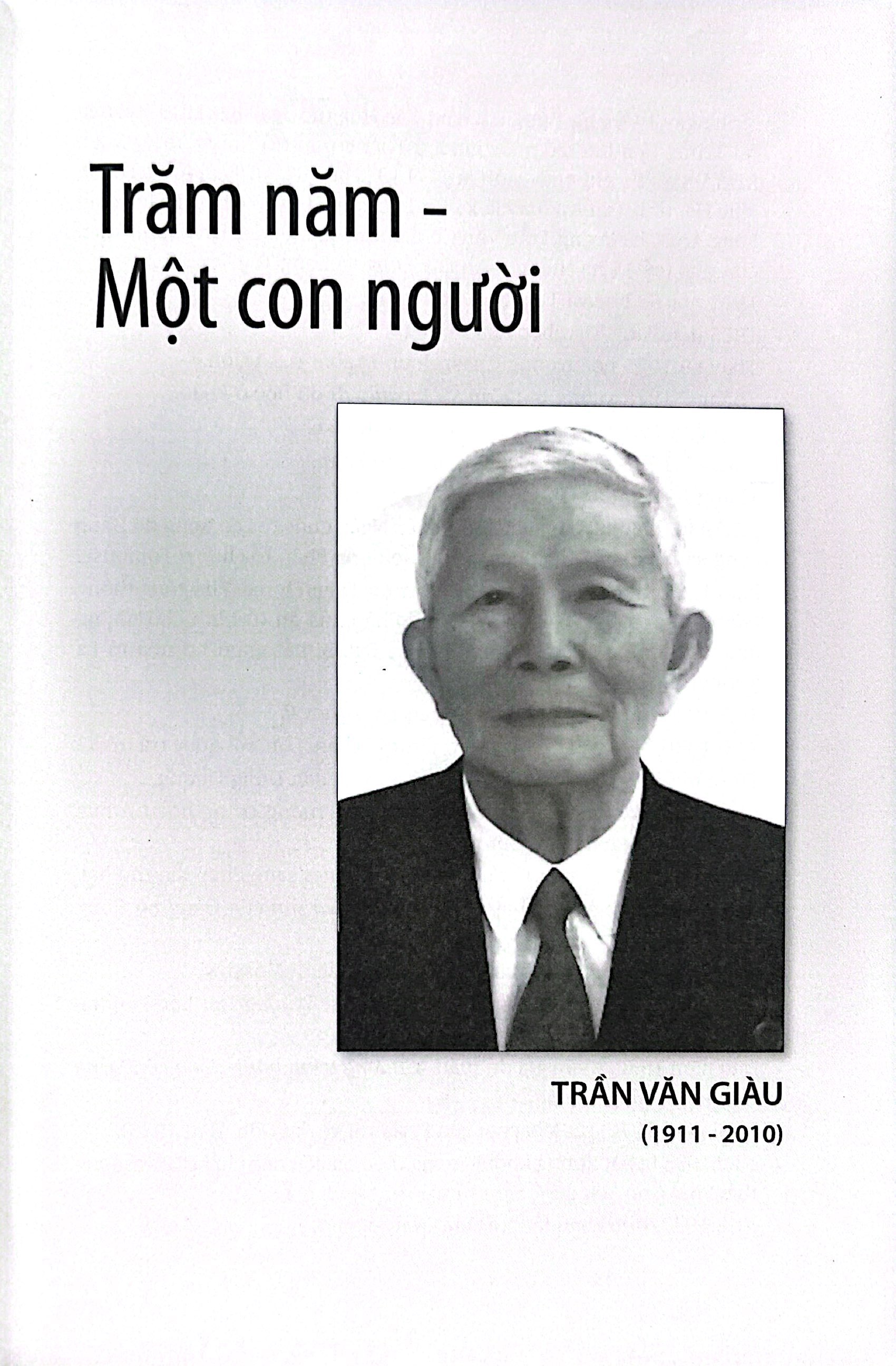 trần văn giàu - dấu ấn trăm năm