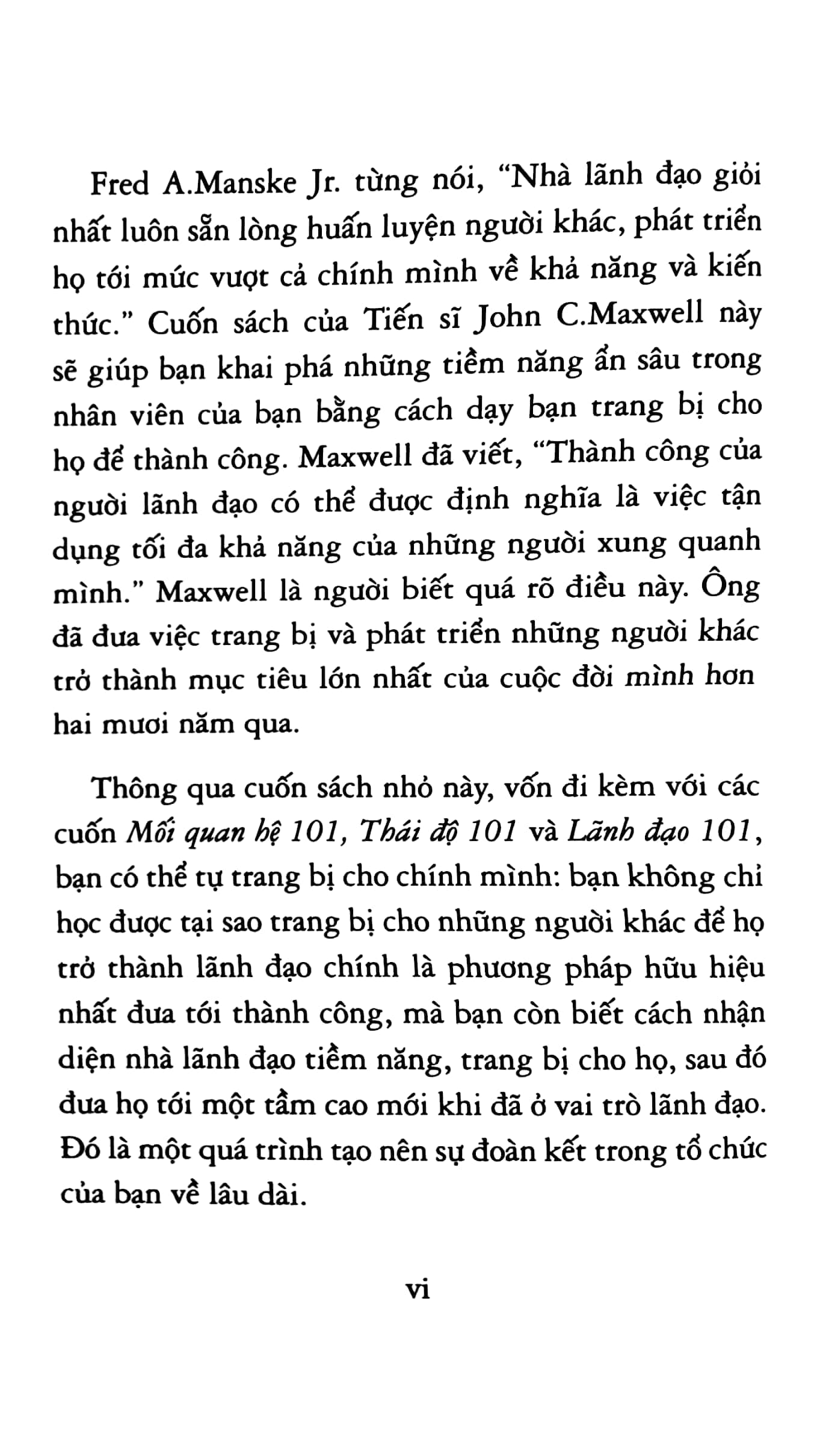trang bị 101 - những điều nhà lãnh đạo cần biết