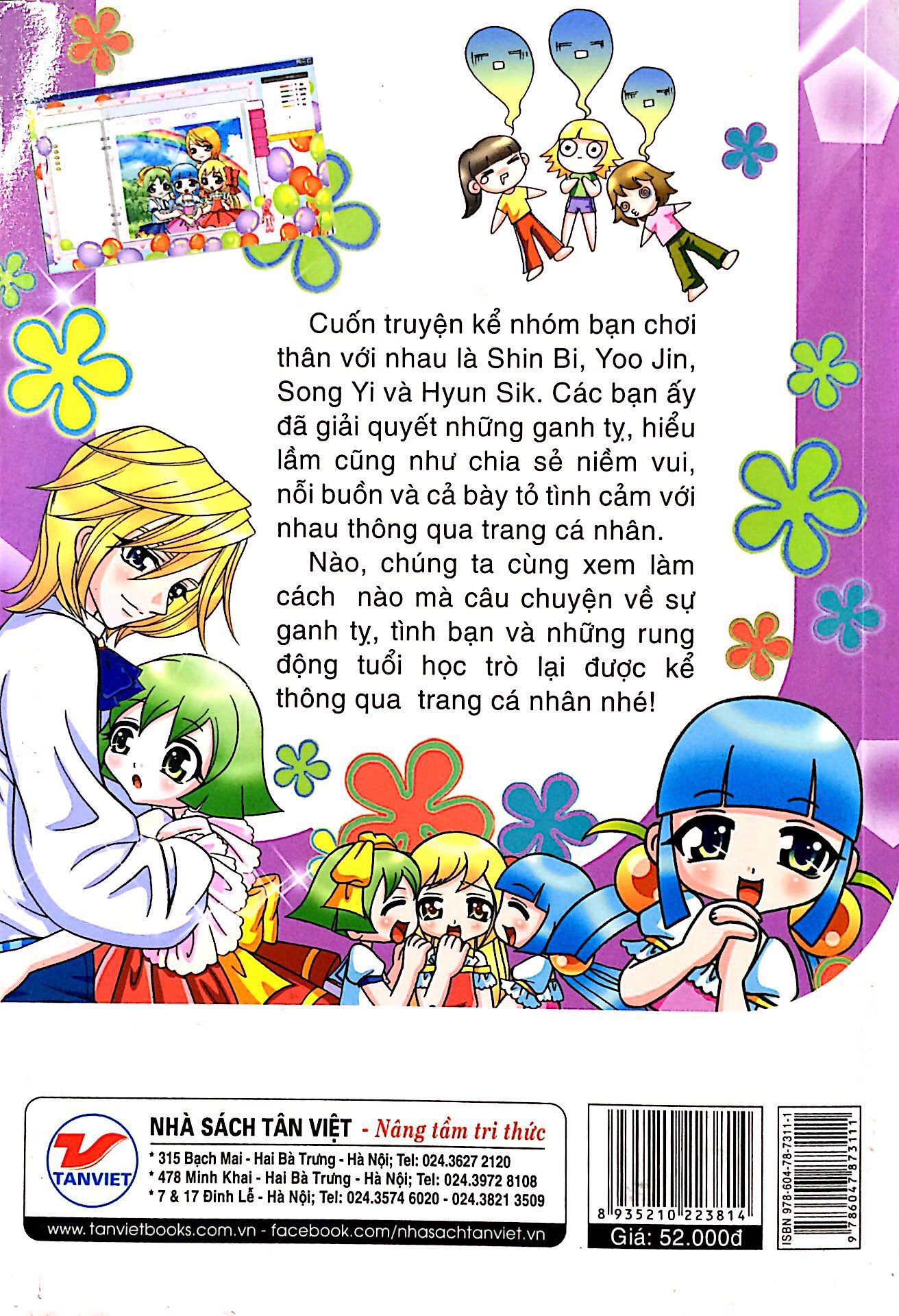 trang cá nhân của tôi - candy book
