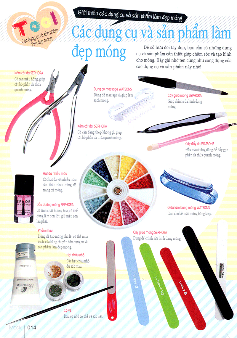 trang điểm móng theo mùa - kiểu móng 12 chòm sao