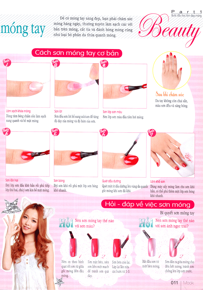 trang điểm móng theo mùa - kiểu móng 12 chòm sao