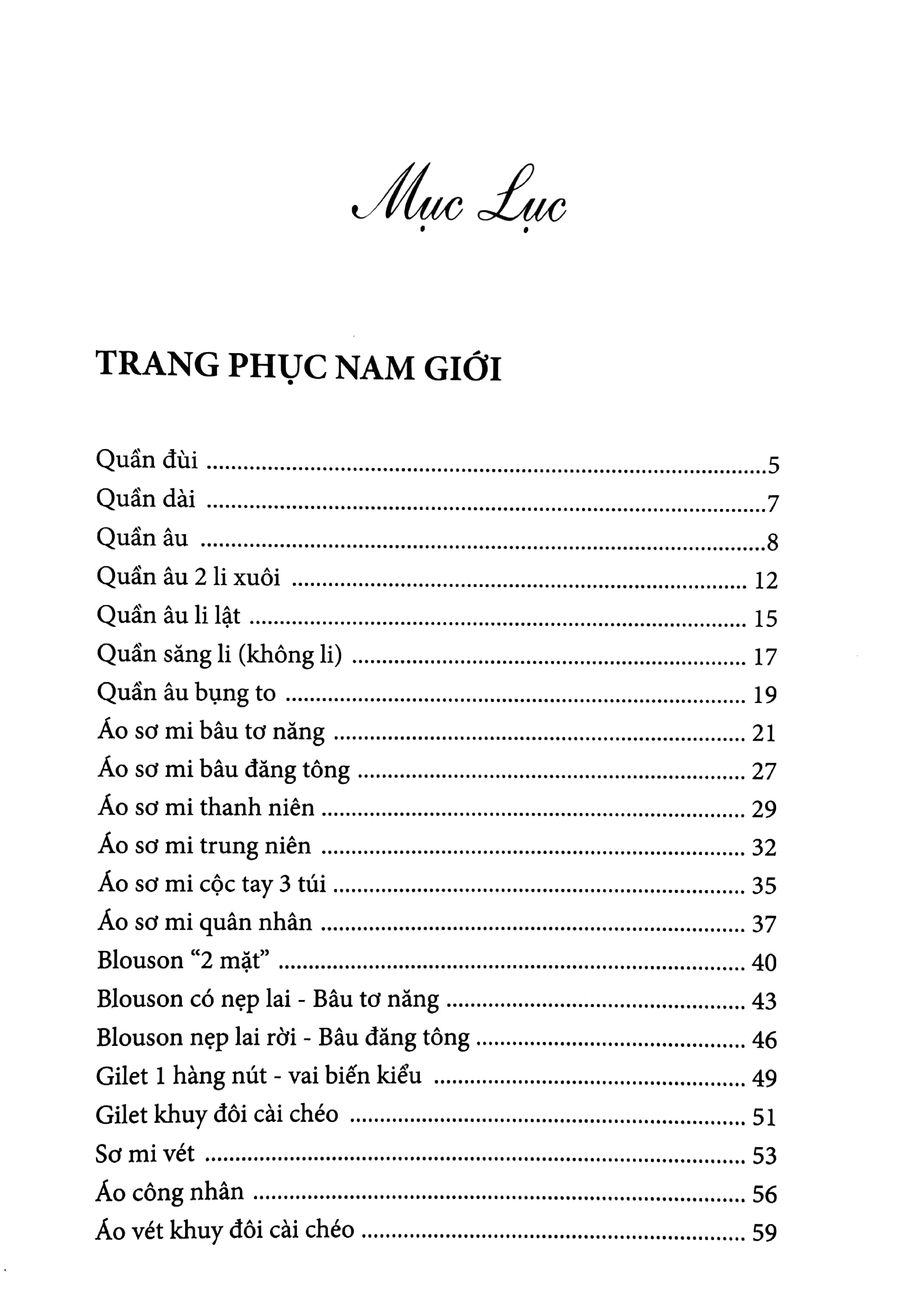 trang phục nam nữ thời trang