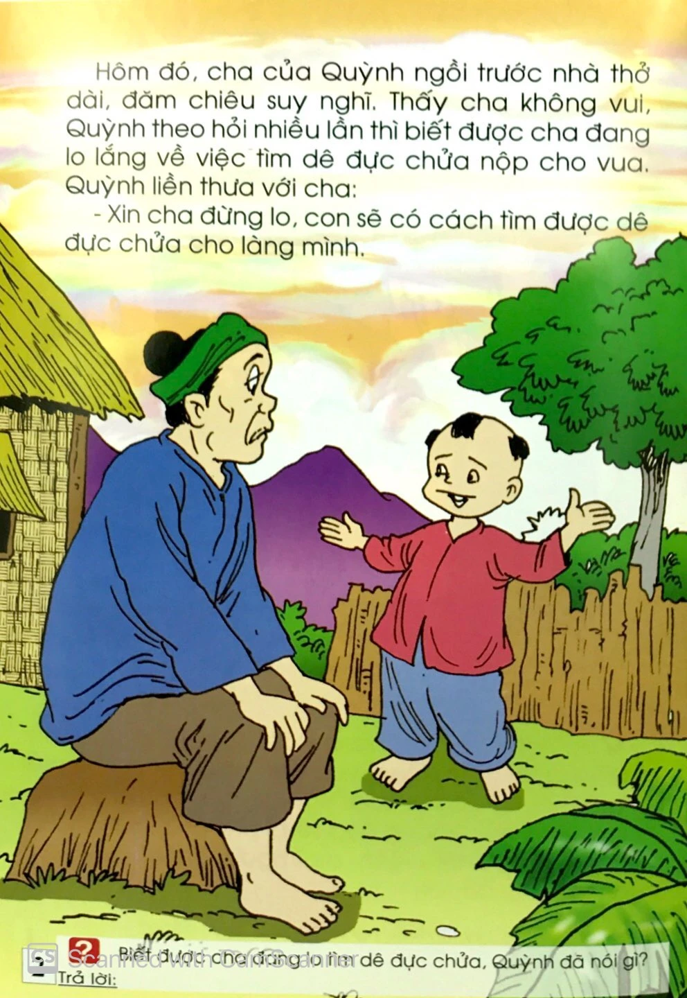 trạng quỳnh - dê đực chửa
