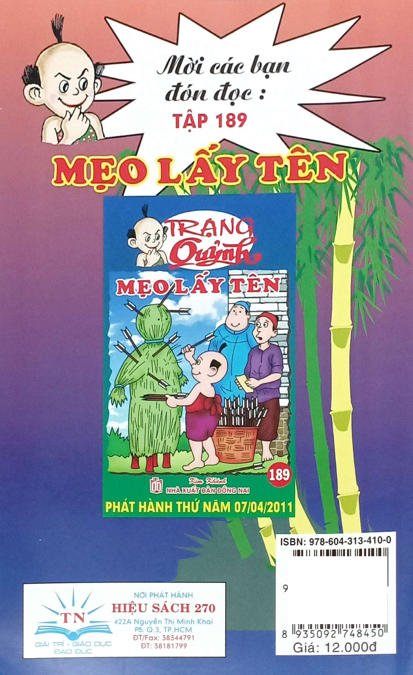 trạng quỷnh - tập 188 - nhặt được báu vật