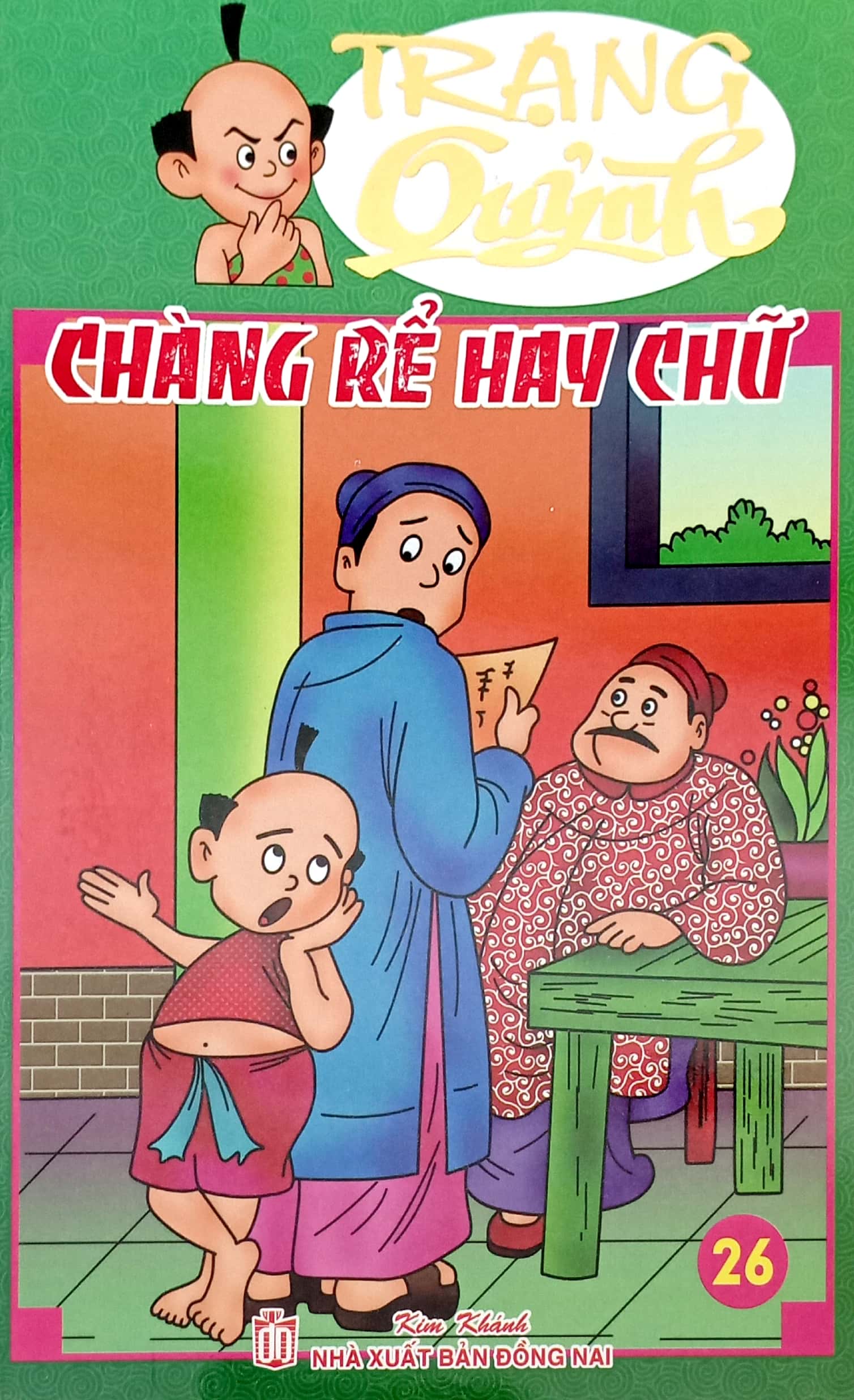 trạng quỷnh - truyện tranh màu - tập 26 - chàng rễ hay chữ