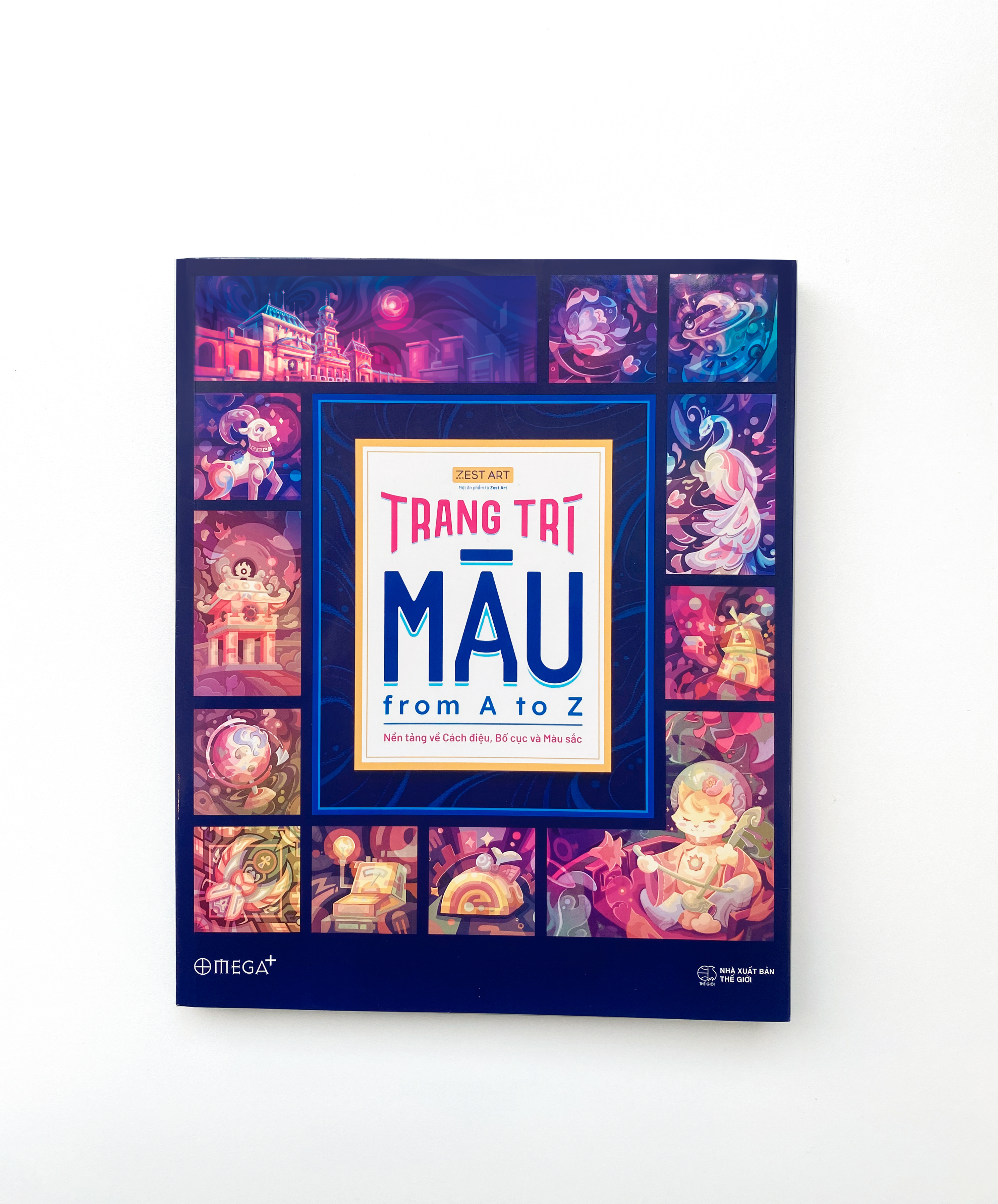 trang trí màu from a to z - nền tảng về cách điệu, bố cục và màu sắc