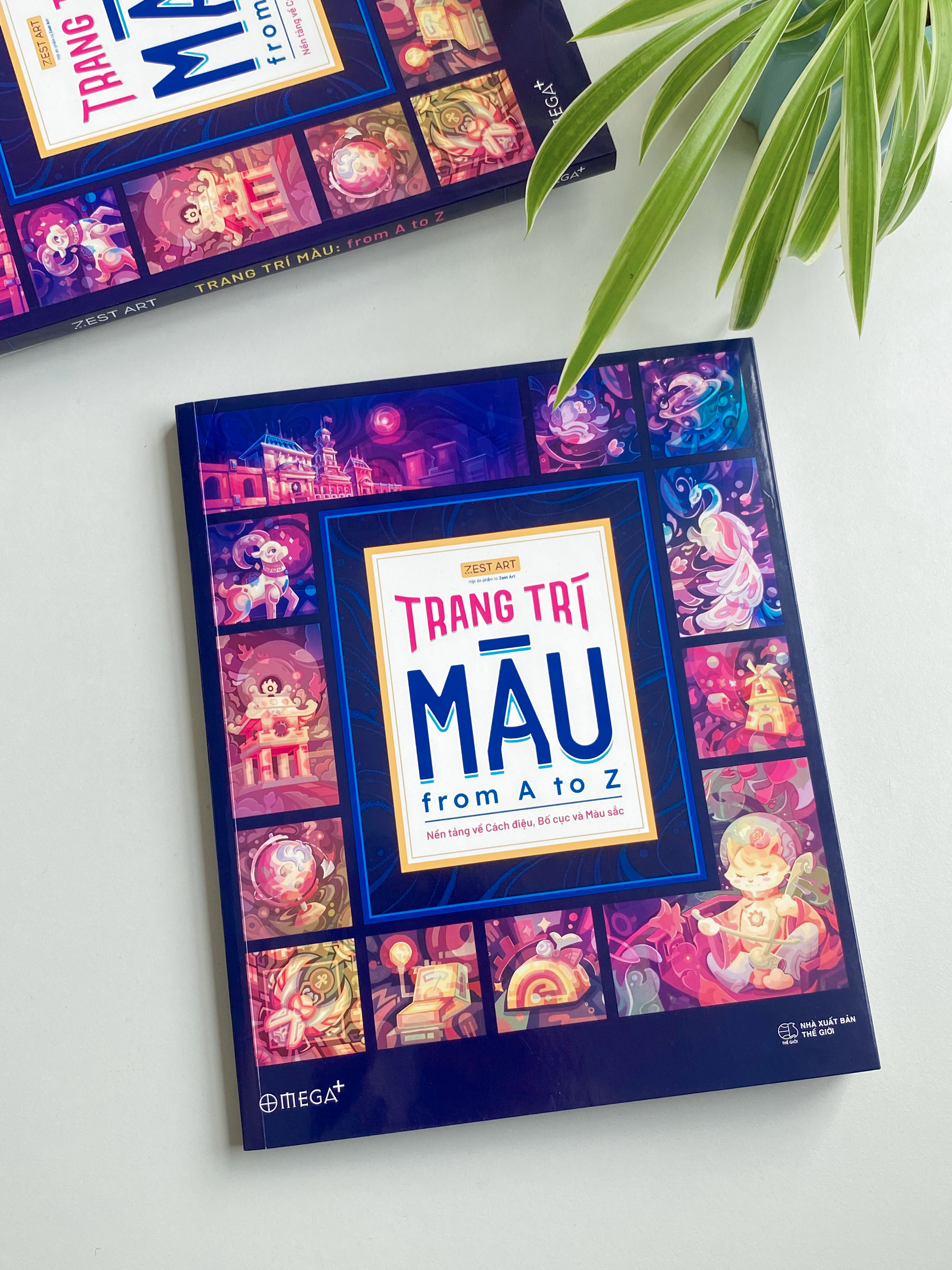 trang trí màu from a to z - nền tảng về cách điệu, bố cục và màu sắc