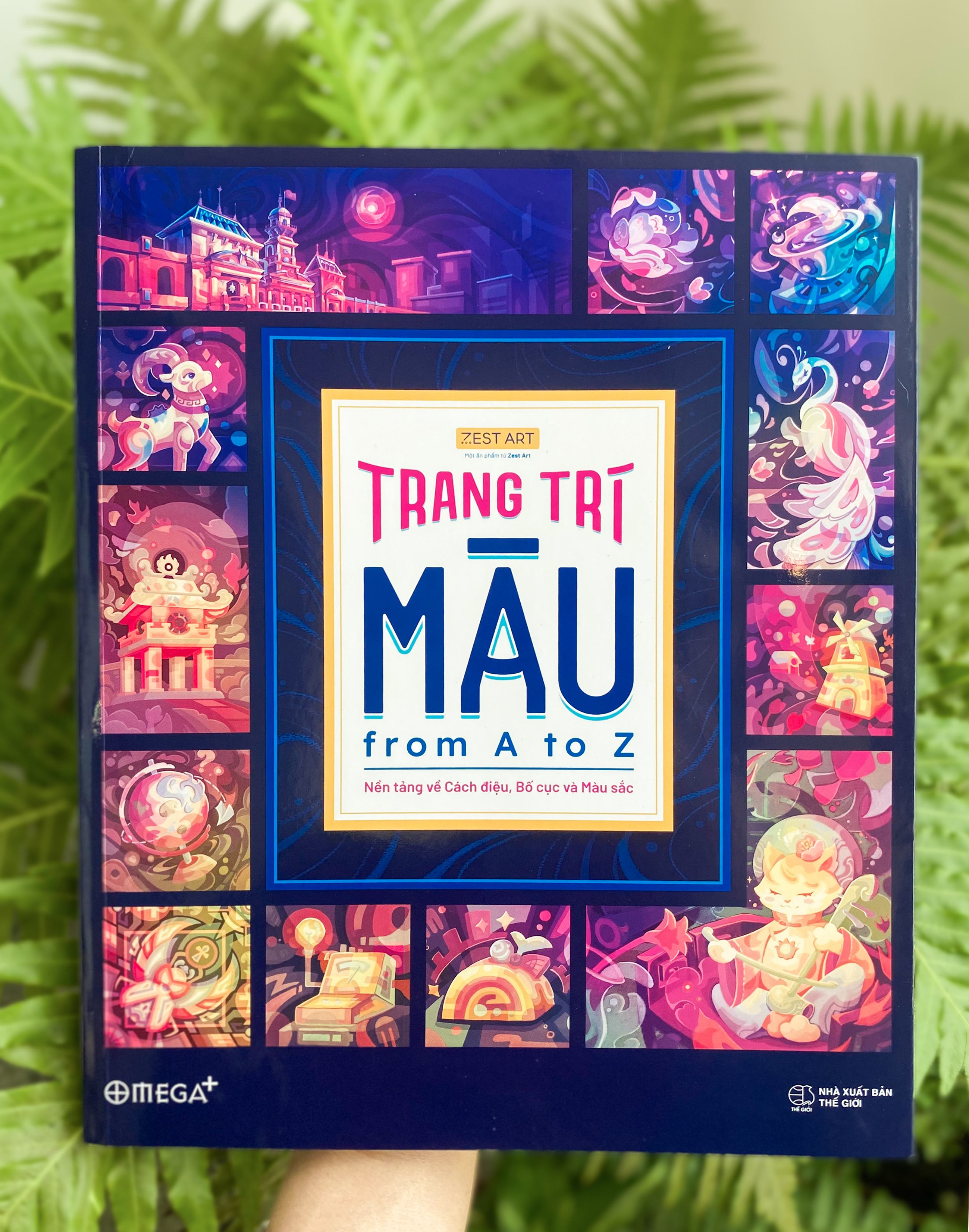 trang trí màu from a to z - nền tảng về cách điệu, bố cục và màu sắc