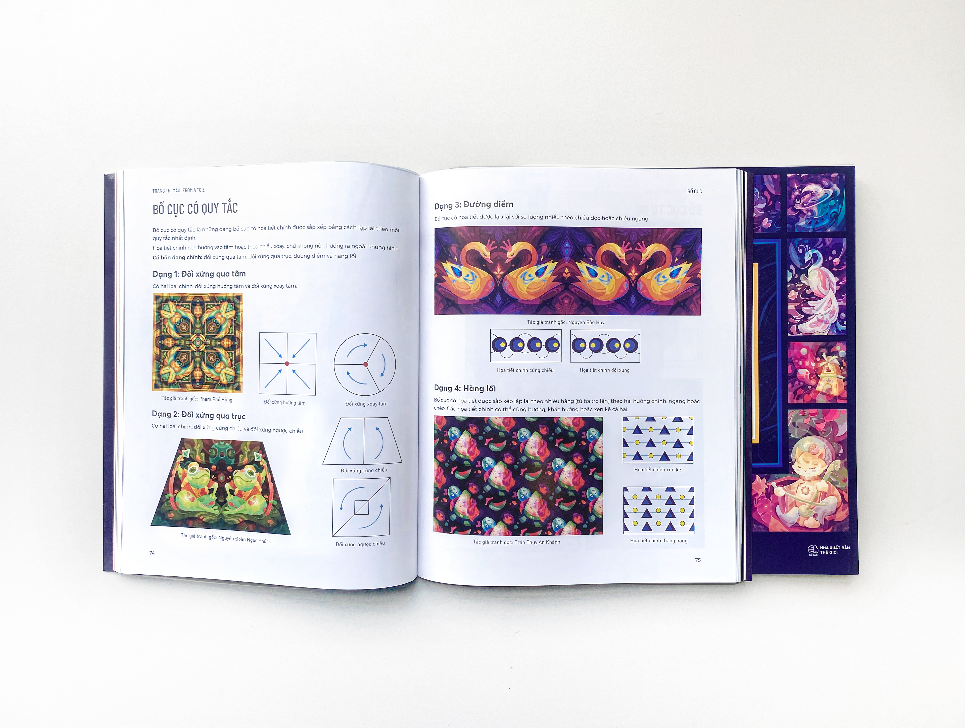 trang trí màu from a to z - nền tảng về cách điệu, bố cục và màu sắc