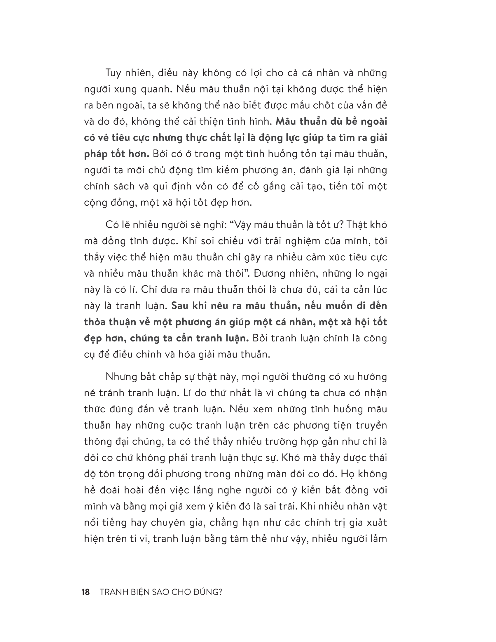 tranh biện sao cho đúng