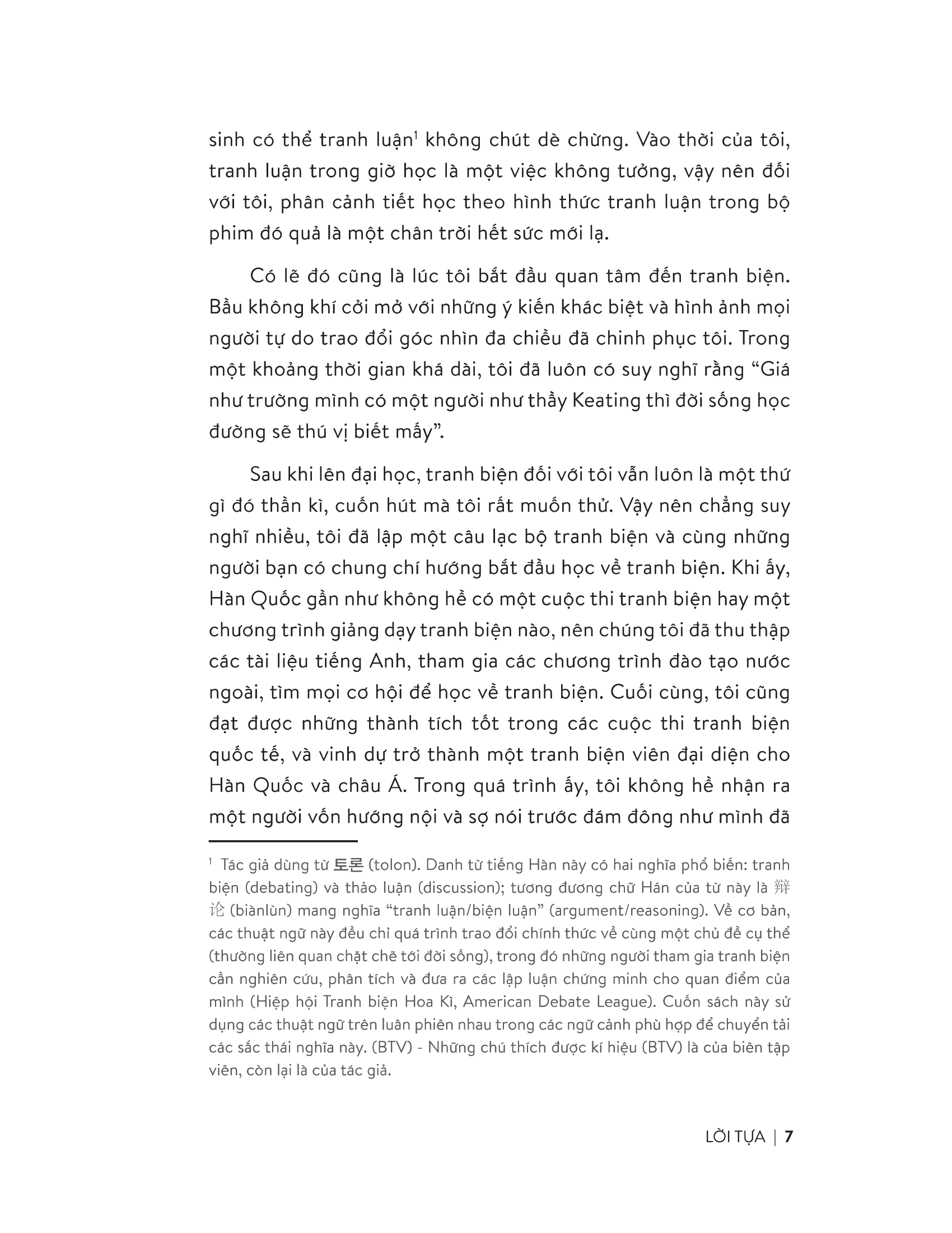 tranh biện sao cho đúng